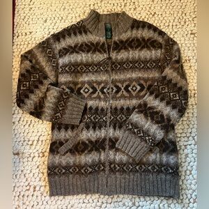Vintage Ralph Lauren Zip-Up Cardigan